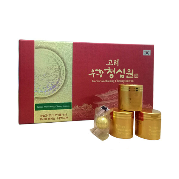Ngưu hoàng thanh tâm Hàn Quốc hộp giấy