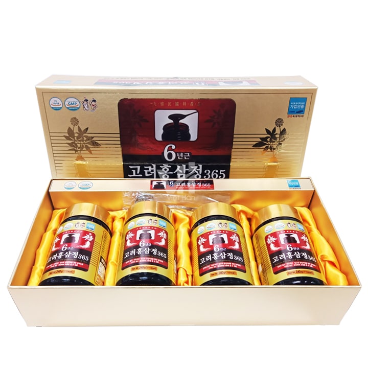 Cao hồng sâm 365 Hàn Quốc hộp 4 lọ