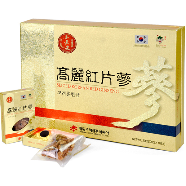 Hồng sâm khô thái lát Daedong cao cấp