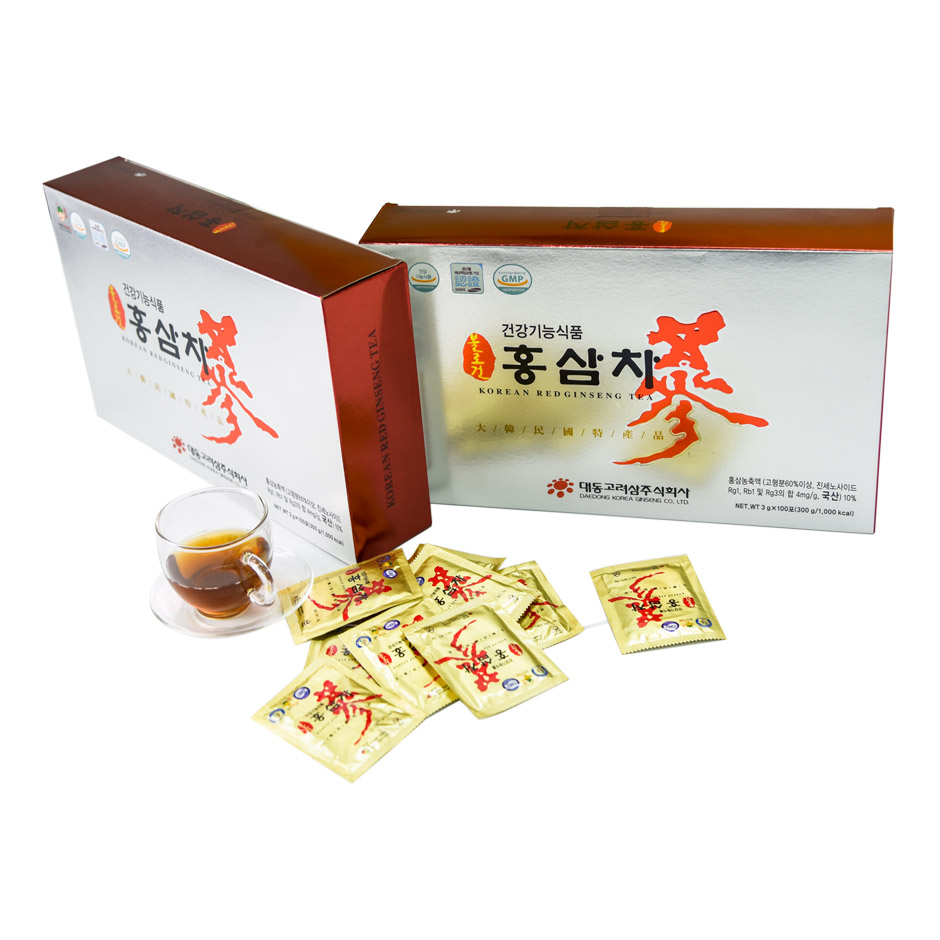 Trà hồng sâm Daedong hộp 100 gói