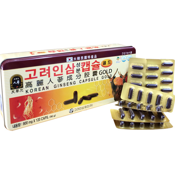 Viên hồng sâm nhung hươu linh chi Gold